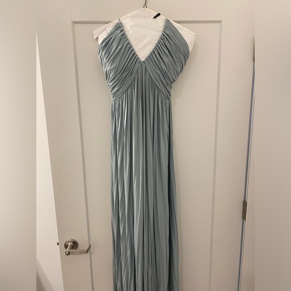 Bought at Bohdii Boutique in Boston. Light blue/grey maxi. - Picture 2 of 4